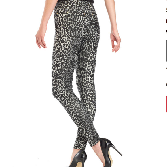 Leopard Print Stretch Denim Izzy Skinny Jeans - Picture 10 of 12